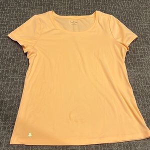 Etta scoop neck tee size large